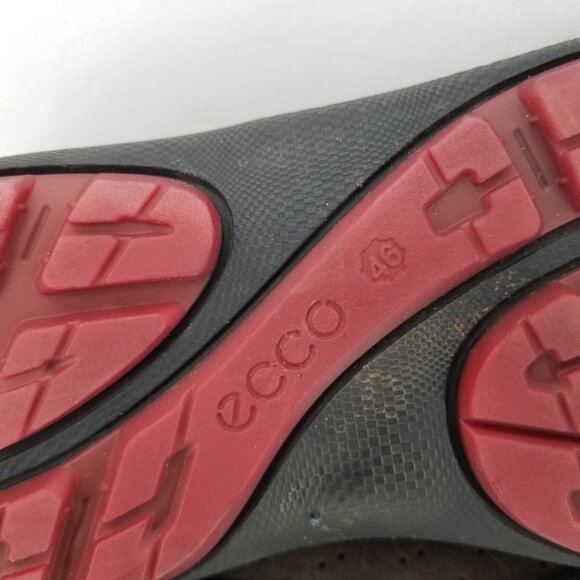 Ecco Men's Biom Grip Sneaker brown Leather Casual Shoe Urbaneering Size 46 12 - Picture 12 of 15